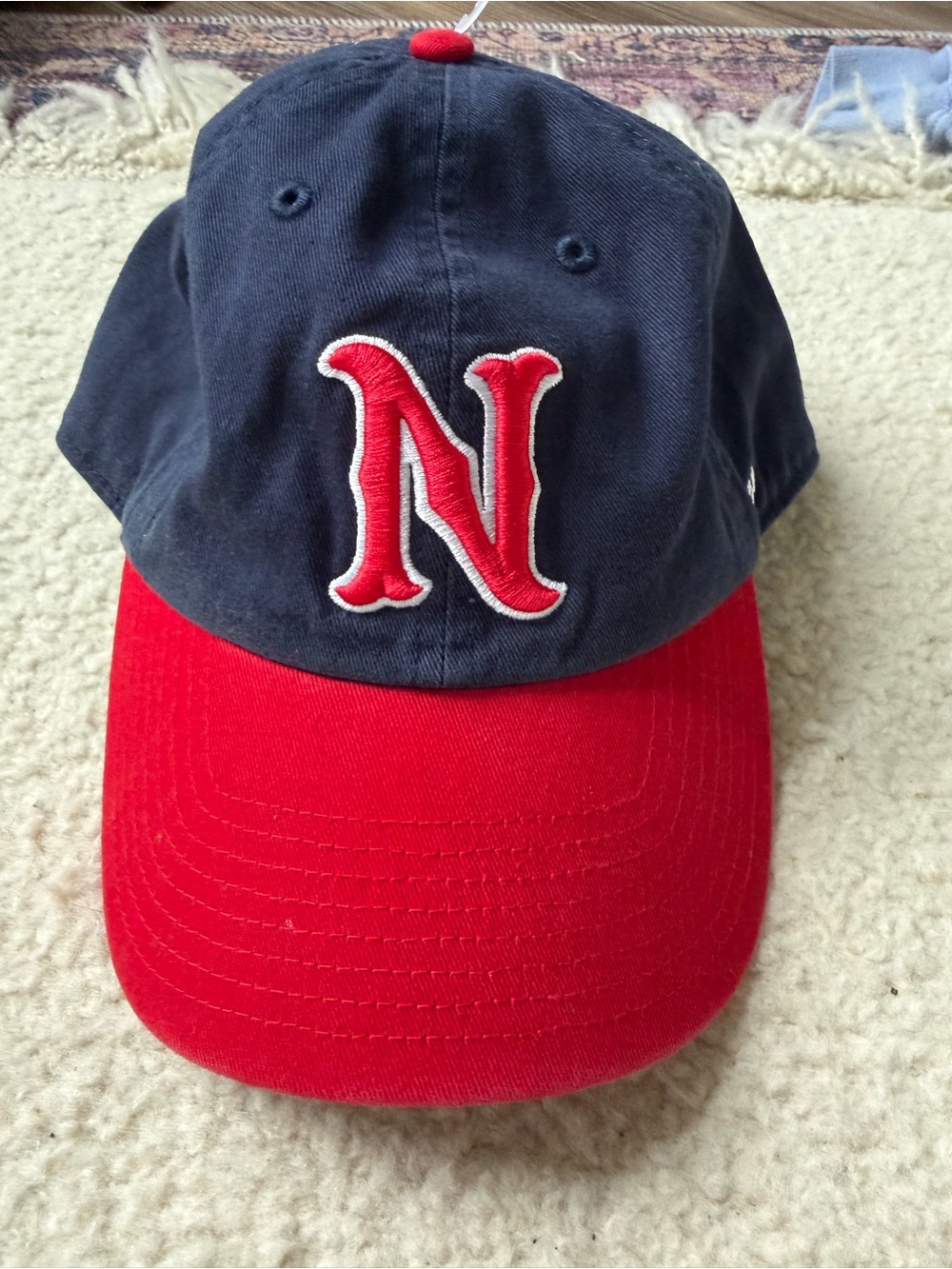 Nashville Sounds Embroidered Two-Tone Baseball Cap Hat N logo 47